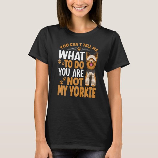 Yorkie Dog Apparel for Yorkshire Terrier Owner 2 T-shirt (Voorkant)