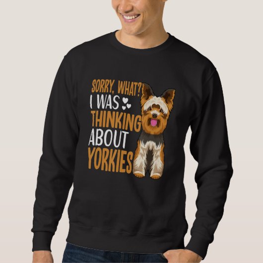 Yorkie Dog Apparel For Yorkshire Terrier Owner Trui (Voorkant)