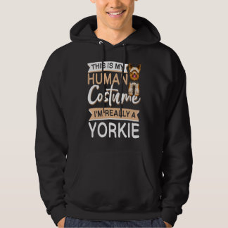Yorkie Dog apparel Yorkshire Terrier Owner for Kin Hoodie