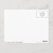 Yorkie Dog - Autumn Ride - Grote Mokerbergen Briefkaart (Achterkant)