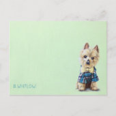 Yorkie Dog Briefkaart (Voorkant)