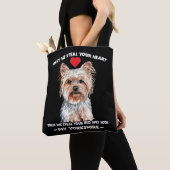 Yorkie dog gift Yorkshire pet Tote Bag (Dichtbij)