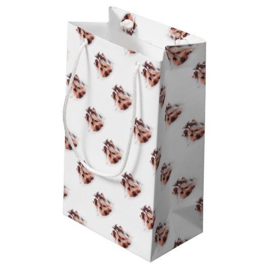 Yorkie Dog Love Yorkshire Terrier Klein Cadeauzakje (Achterkant Gekanteld)