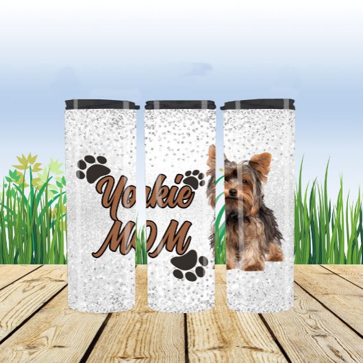 Yorkie Dog mama Thermosbeker