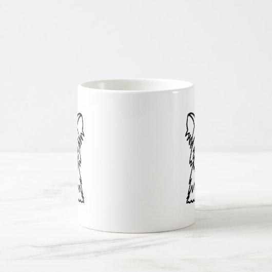 Yorkie Dog mok (Center)