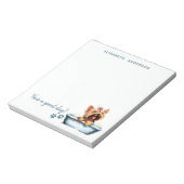 Yorkie Dog Persoonlijk Notitieblok (Linkerzijde)