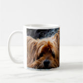 Yorkie Dog Puppy Mok Coffee Mok Cup (Links)