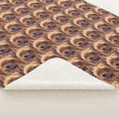 Yorkie Dog Sherpa Deken (3/4)