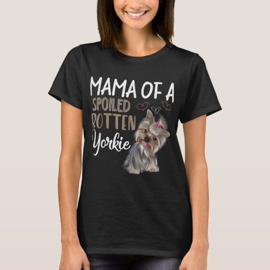 Yorkie Dog - Yorkie mama, Hondenliefhebber Gift T-shirt (Voorkant)