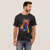Yorkie Dog  Yorkshire Terrier T-shirt (Voorkant volledig)