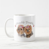 Yorkie Double Trouble Koffiemok (Links)