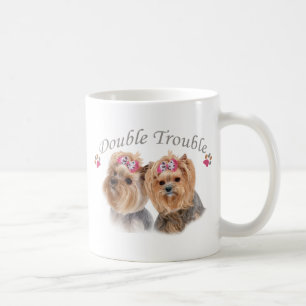 Yorkie Double Trouble Koffiemok