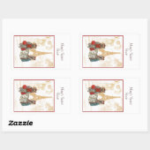 Yorkie Eiffeltoren Paris Boek Bord sticker (Vel)