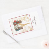 Yorkie Eiffeltoren Paris Boek Bord sticker (Envelop)