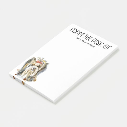 Yorkie-fan Post-it® Notes (Schuin)