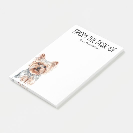 Yorkie-fan Post-it® Notes (Schuin)