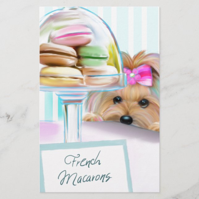 Yorkie French Macarons (Voorkant)