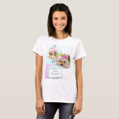Yorkie French Macarons T-shirt (Voorkant volledig)