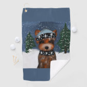 Yorkie golfhanddoek (Insitu)
