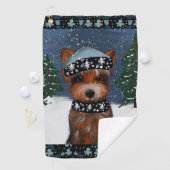 Yorkie golfhanddoek (Insitu)