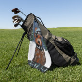 Yorkie golfhanddoek (Groen)
