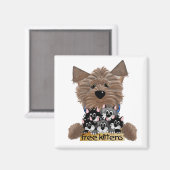 Yorkie gratis kittens magneet (Voorkant / Achterkant)