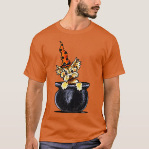Yorkie Halloween Good Witch Off-Leash Art™ T-shirt
