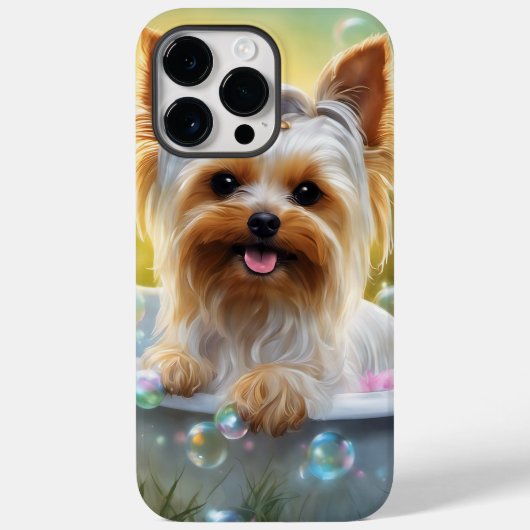 Yorkie-Hoesje Case-Mate iPhone Case (Achterkant)