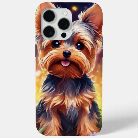 Yorkie-Hoesje Case-Mate iPhone Case (Achterkant)