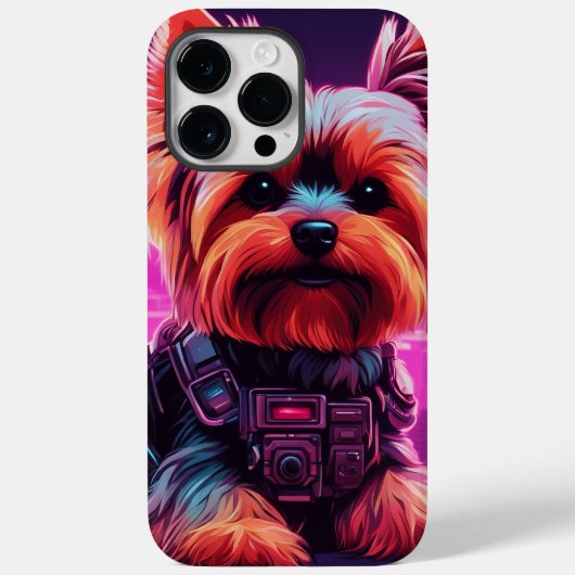 Yorkie-Hoesje Case-Mate iPhone Case (Achterkant)