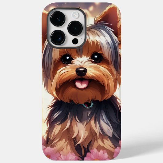 Yorkie-Hoesje Case-Mate iPhone Case (Achterkant)