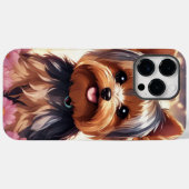 Yorkie-Hoesje Case-Mate iPhone Case (Achterkant (horizontaal))