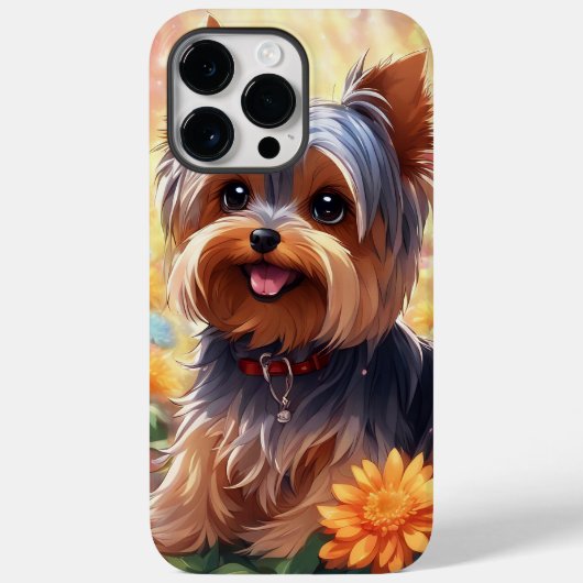 Yorkie-Hoesje Case-Mate iPhone Case (Achterkant)
