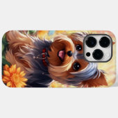 Yorkie-Hoesje Case-Mate iPhone Case (Achterkant (horizontaal))