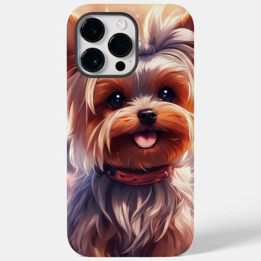 Yorkie-Hoesje Case-Mate iPhone Case (Achterkant)