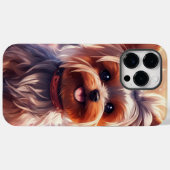 Yorkie-Hoesje Case-Mate iPhone Case (Achterkant (horizontaal))