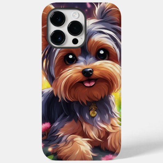 Yorkie-Hoesje Case-Mate iPhone Case (Achterkant)