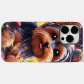 Yorkie-Hoesje Case-Mate iPhone Case (Achterkant (horizontaal))