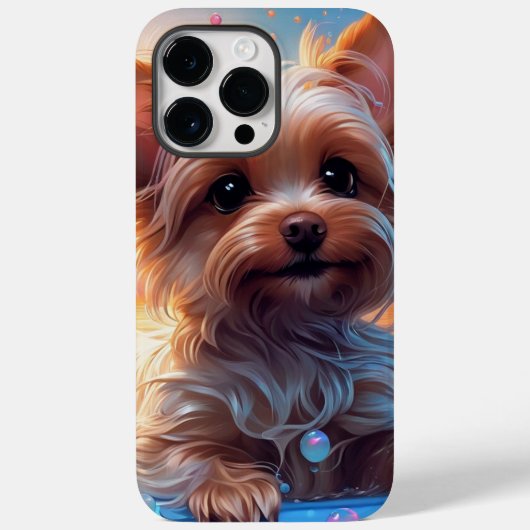 Yorkie-Hoesje Case-Mate iPhone Case (Achterkant)