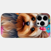 Yorkie-Hoesje Case-Mate iPhone Case (Achterkant (horizontaal))
