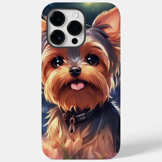 Yorkie-Hoesje Case-Mate iPhone Case (Achterkant)