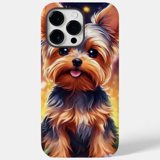 Yorkie-Hoesje Case-Mate iPhone Case (Achterkant)