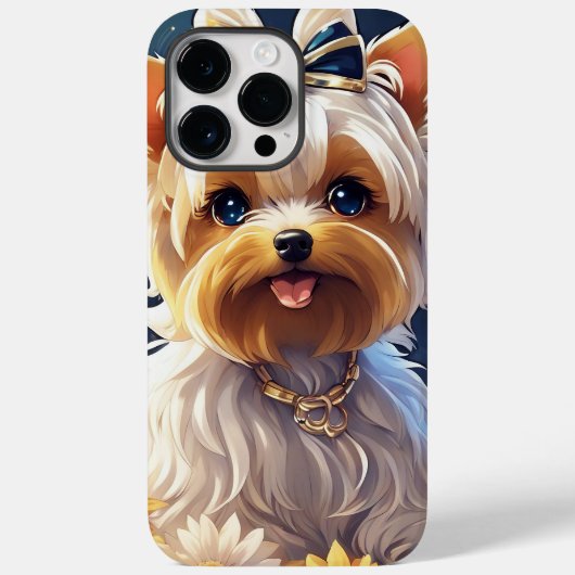Yorkie-Hoesje Case-Mate iPhone Case (Achterkant)