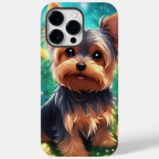 Yorkie-Hoesje Case-Mate iPhone Case (Achterkant)