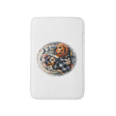 Yorkie Hond Halloween Badmat (Voorkant Verticaal)