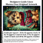 Yorkie Hond In Kersttrui DS2LF Decoupage Tissuepapier