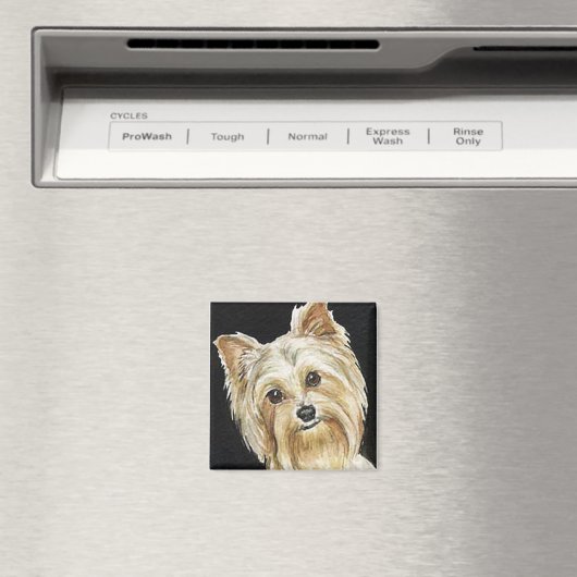 "Yorkie" hond kunst magneet (Insitu (Vaatwasser))