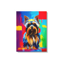 Yorkie hond Pop Art