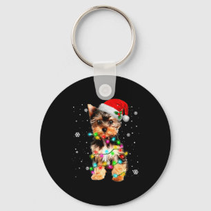 Yorkie Honden Boom Kerst Trui Xmas Huisdier Dier Sleutelhanger