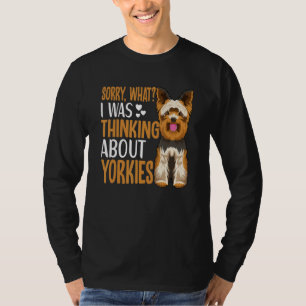 Yorkie-hondenmode voor Yorkshire-terriër-eigenaren T-shirt